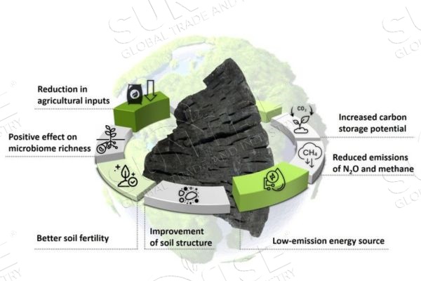 Una de las aplicaciones del biocarbón hacer fertilizante