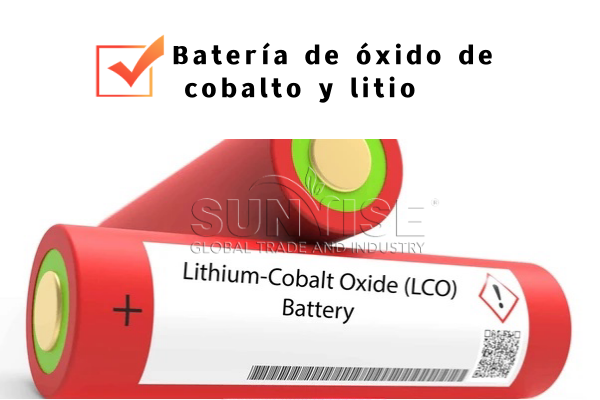 Batería de óxido de cobalto y litio