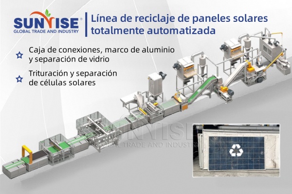 Fábrica de reciclaje de paneles solares